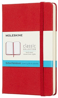  «Блокнот Moleskine Classic маленький точка красный (MM713F2)», бренда Moleskine - фото №1 - миниатюра