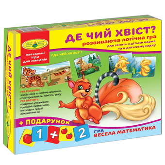  «Гра Energy Plus Де чий хвіст? (4820121186010)», бренду Energy plus - фото №1 - мініатюра