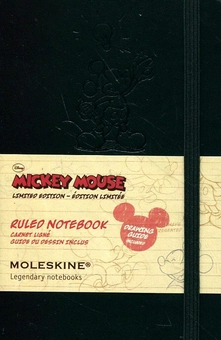  «Карманная записная книжка Moleskine Mickey Mouse Черная в линию (LEDIMM710F)», бренда Moleskine - фото №2 - миниатюра
