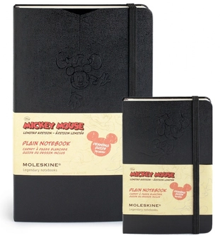  «Карманная записная книжка Moleskine Mickey Mouse Черная нелинованная (978-88-6613-789-4#LEDIQP012F)», бренда Moleskine - фото №14 - миниатюра