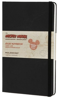  «Записная книжка Moleskine Mickey Mouse Черная в линию (978-88-6613-790-0#LEDIQP060F)», бренда Moleskine - фото №4 - миниатюра