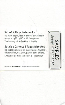  «Комплект из 2 карманных записных книжек Moleskine Volant Белые (QP703WH)», бренда Moleskine - фото №3 - миниатюра