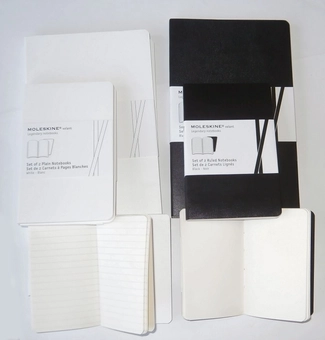  «Комплект из 2 карманных записных книжек Moleskine Volant Белые (QP703WH)», бренда Moleskine - фото №7 - миниатюра