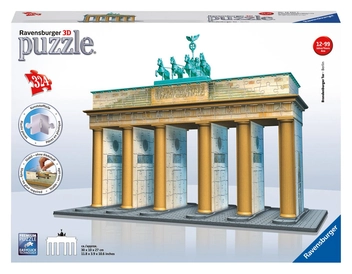  «3D пазл Ravensburger Бранденбургские ворота 324 элемента + акссесуары (125517)», бренда Ravensburger - фото №6 - миниатюра