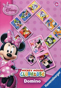  «Игра Ravensburger Домино Микки Маус (210381)», бренда Ravensburger - фото №2 - миниатюра