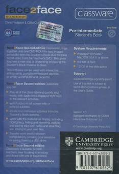 Бумажная книга «Face2face. Pre-intermediate Classware DVD-ROM», авторов Крис Редстон, Джилли Каннингем - фото №3 - миниатюра