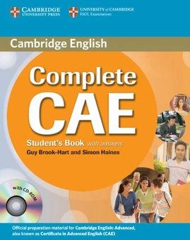 Паперова книга «Complete CAE Student's Book with Answers with CD-ROM», авторів Гай Брук-Харт, Саймон Хаінпас - фото №1 - мініатюра