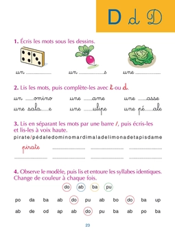 Бумажная книга «Cahier de lecture Sami et Julie», автор Adeline Cecconello - фото №3 - миниатюра