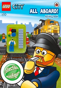 Паперова книга «Lego City: All Aboard! Activity Book with Lego Min» - фото №1 - мініатюра