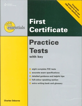 Бумажная книга «Exam Essentials: First Certificate Practice Tests», автор Чарльз Осборн - фото №1 - миниатюра