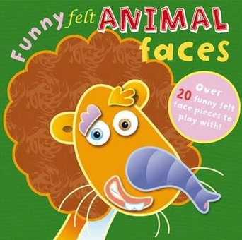 Паперова книга «Funny Felt Animal Faces», автор Ханна Вілсон - фото №2 - мініатюра