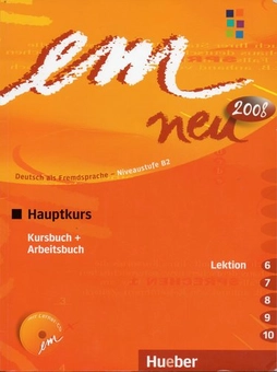 Бумажная книга «Em Neu 2008 Hauptkurs in Zwei Banden: Kursbuch & Arbeitsbuch Lektion 6-10 Mit Arbeitsbuch Audio-CD», автор Михаэла Перлманн-Бальме - фото №1 - миниатюра