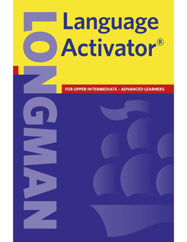 Бумажная книга «Longman Language Activator: Helps You Write and Speak Natural English» - фото №2 - миниатюра