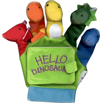 Бумажная книга «Hello, Dinosaurs! A Hand-Puppet Board Book», автор Джилл Акерман - фото №1 - миниатюра