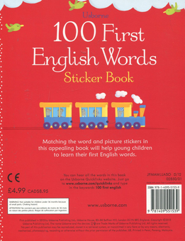 Бумажная книга «100 First English Words Sticker Book» - фото №3 - миниатюра