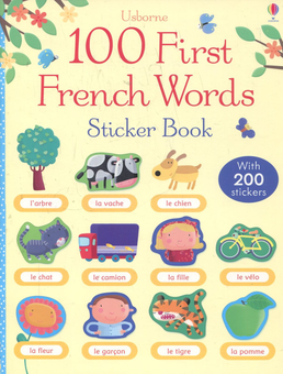 Паперова книга «100 First French Words Sticker Book» - фото №1 - мініатюра