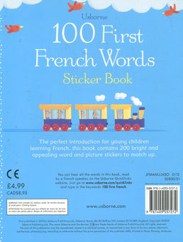 Паперова книга «100 First French Words Sticker Book» - фото №3 - мініатюра