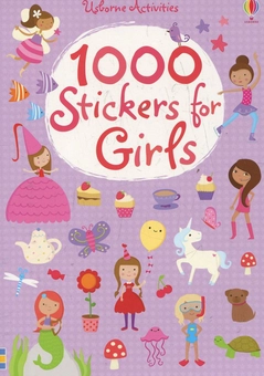 Бумажная книга «1000 stickers for girls», автор Фиона Уотт - фото №2 - миниатюра