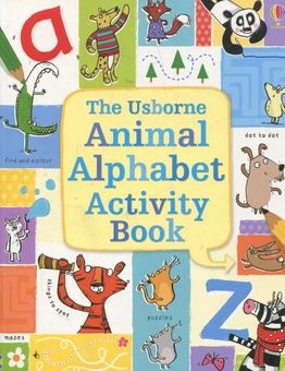 Бумажная книга «Animal Alphabet Activity Book», автор Майри Маккиннон - фото №2 - миниатюра