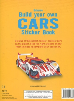 Бумажная книга «Build Your Own Cars. Sticker Book» - фото №3 - миниатюра