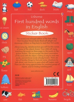 Бумажная книга «First Hundred Words in English. Sticker Book», автор Хизер Амери - фото №3 - миниатюра