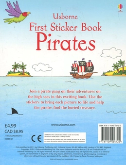 Бумажная книга «First Sticker Book: Pirates» - фото №3 - миниатюра