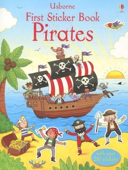 Бумажная книга «First Sticker Book: Pirates» - фото №2 - миниатюра