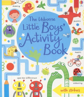 Бумажная книга «Little Boys' Activity Book» - фото №1 - миниатюра