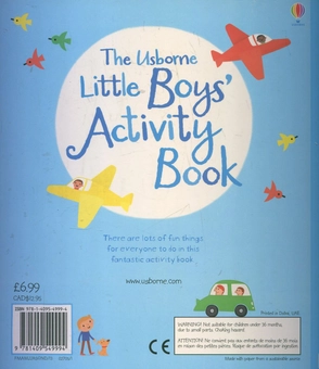 Бумажная книга «Little Boys' Activity Book» - фото №3 - миниатюра