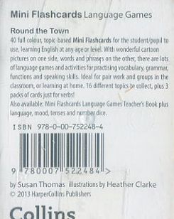 Бумажная книга «Mini Flashcards Language Games. Round the Town», автор Сьюзан Томас - фото №3 - миниатюра