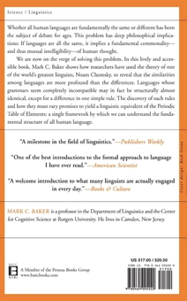 Паперова книга «The Atoms Of Language», автор Марк Бейкер - фото №2 - мініатюра