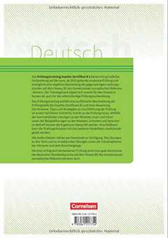 Бумажная книга «Prufungstraining DaF. Goethe-Zertifikat B2 2019-Ubungsbuch+Losungen+», автор Дитер Меннер - фото №2 - миниатюра