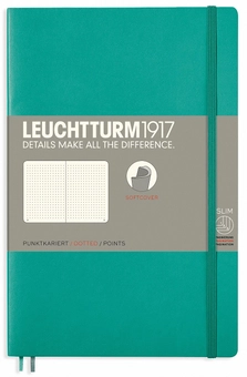  «Блокнот Leuchtturm1917 Paperback Точка Изумрудный (358309)», бренда Leuchtturm1917 - фото №1 - миниатюра