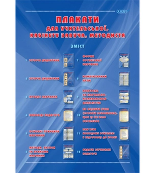 Бумажная книга «Плакати для учительської, кабінету завуча, методиста» - фото №2 - миниатюра