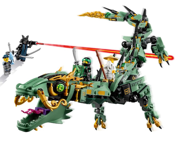  «Конструктор LEGO Ninjago Механический дракон Зеленого ниндзя (70612)», бренда LEGO - фото №11 - миниатюра
