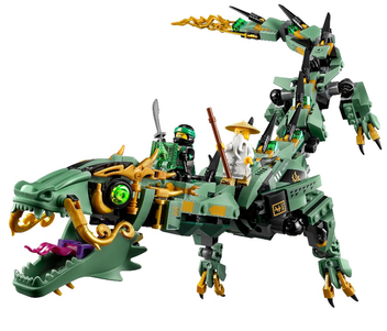  «Конструктор LEGO Ninjago Механический дракон Зеленого ниндзя (70612)», бренда LEGO - фото №14 - миниатюра
