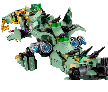  «Конструктор LEGO Ninjago Механический дракон Зеленого ниндзя (70612)», бренда LEGO - фото №17 - миниатюра