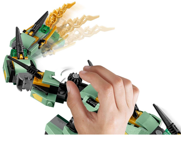  «Конструктор LEGO Ninjago Механический дракон Зеленого ниндзя (70612)», бренда LEGO - фото №18 - миниатюра