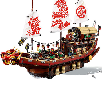 «Конструктор LEGO Ninjago Летающий корабль Мастера Ву (70618)», бренда LEGO - фото №5 - миниатюра