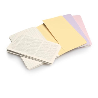  «3 карманных журнала для записей Moleskine Cahier Пастельные в клетку (CHA12F)», бренда Moleskine - фото №7 - миниатюра