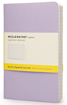  «3 карманных журнала для записей Moleskine Cahier Пастельные в клетку (CHA12F)», бренда Moleskine - фото №5 - миниатюра