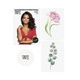 «Временные тату TATTon.me Peony Floral set», бренда TATTon.me - фото №3 - миниатюра