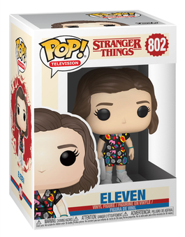  «Коллекционная фигурка Funko Pop! Pop TV Stranger Things Eleven in Mall Outfit (FK38536)», бренда Funko Pop - фото №3 - миниатюра