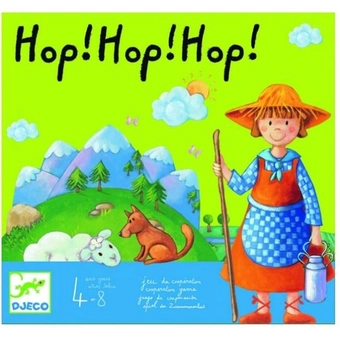  «Настольная игра Djeco Хоп! Хоп! Хоп! (DJ08408)», бренда Djeco - фото №1 - миниатюра