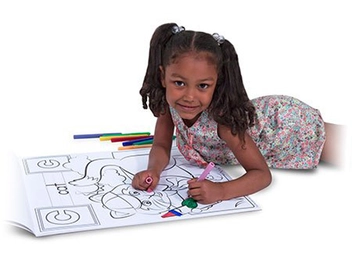 «Гігантська розфарбовка Melissa & Doug Алфавіт (MD9109)», бренду Melissa & Doug - фото №3 - мініатюра