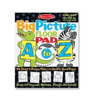 «Гігантська розфарбовка Melissa & Doug Алфавіт (MD9109)», бренду Melissa & Doug - фото №2 - мініатюра