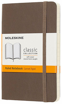  «Блокнот Moleskine Classic маленький линия коричневый (QP611P14)», бренда Moleskine - фото №1 - миниатюра