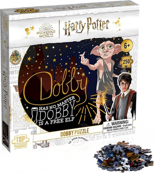 «Пазл Harry Potter Dobby 250 елементтів», бренду Winning Moves - фото №1 - мініатюра