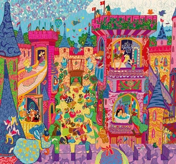  «Пазл Djeco Сказочный замок 54 элемента (DJ07246)», бренда Djeco - фото №3 - миниатюра