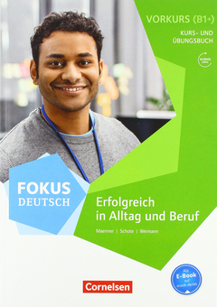 Бумажная книга «Fokus Deutsch B2 - Vorkurs B1+ mit Audios online. Vorkurs B1+ mit Audios online», авторов Йоахим Шот, Гюнтер Вейман, Дитер Меннер - фото №1 - миниатюра